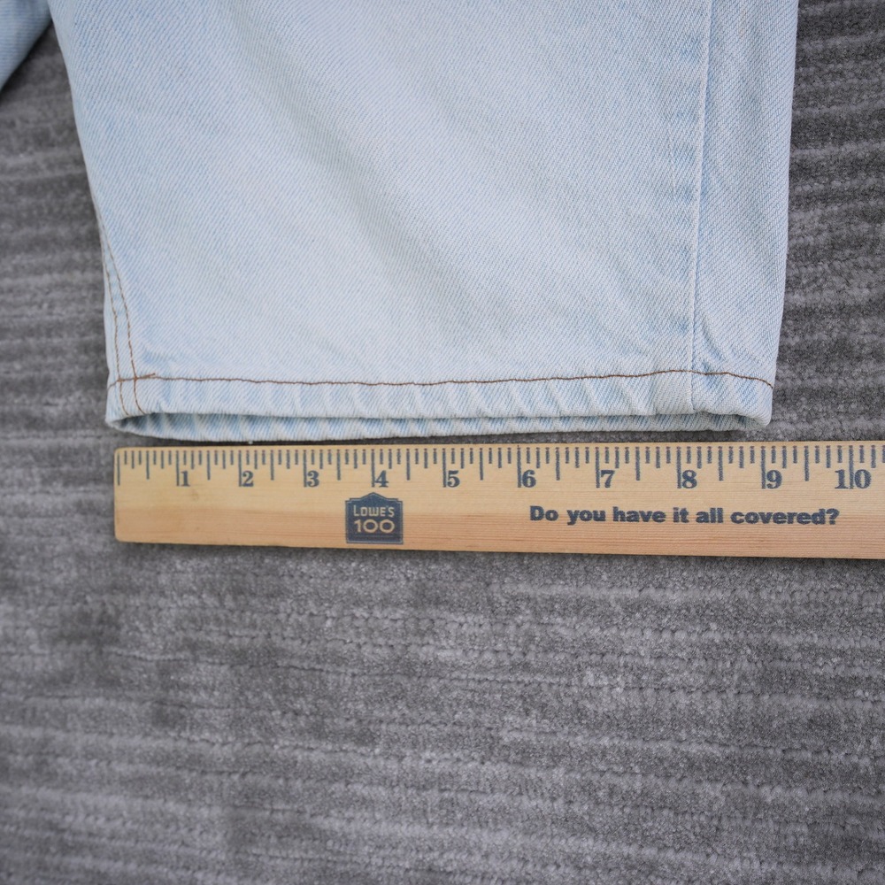 Vintage Gap Easy Fit Denim Shorts Mens 30 (29x9) Light Blue Made in USA Cotton - Picture 7 of 10